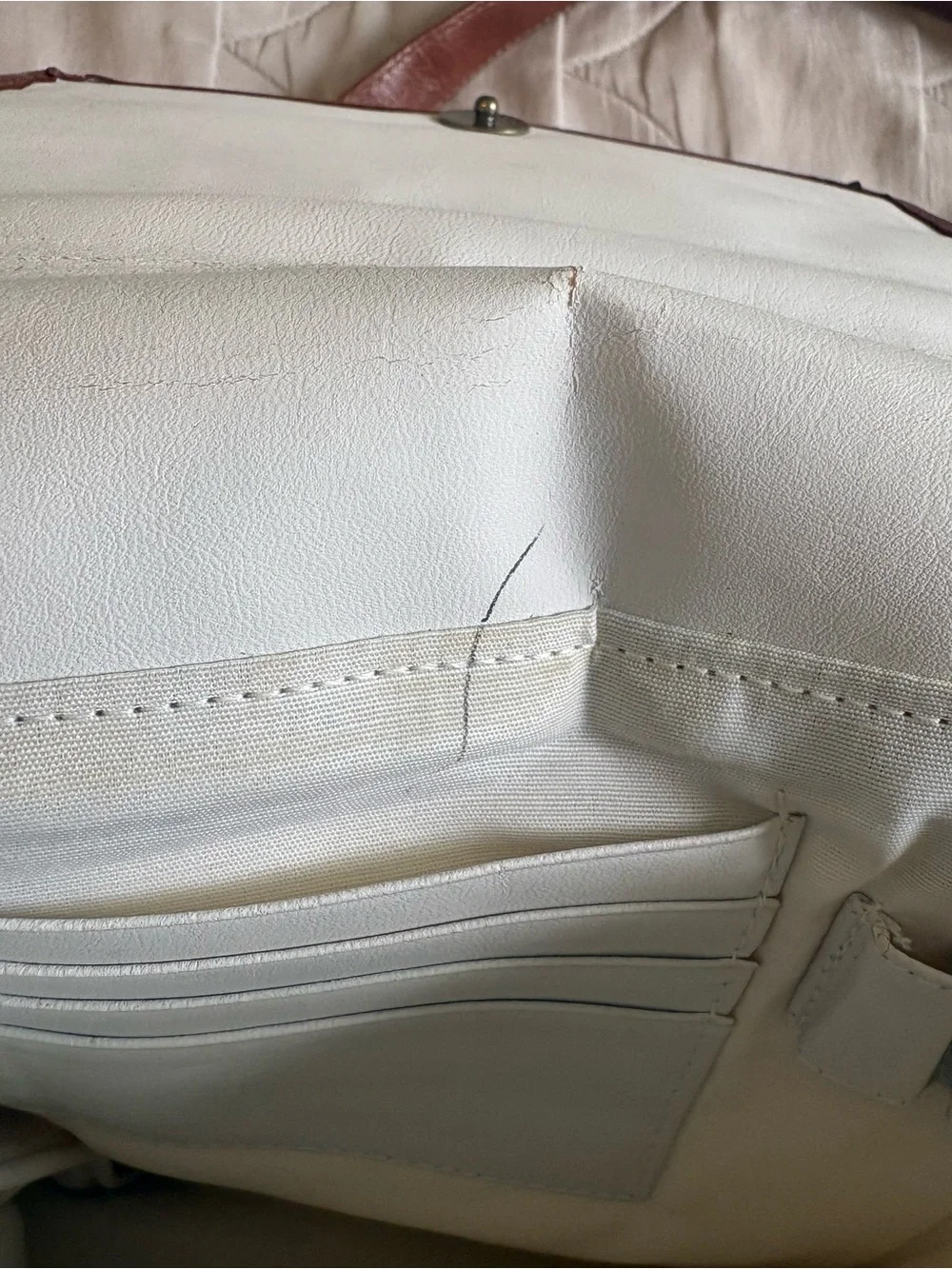 Vintage DV Collection Cream Brown Crossbody Bag Y2K Western